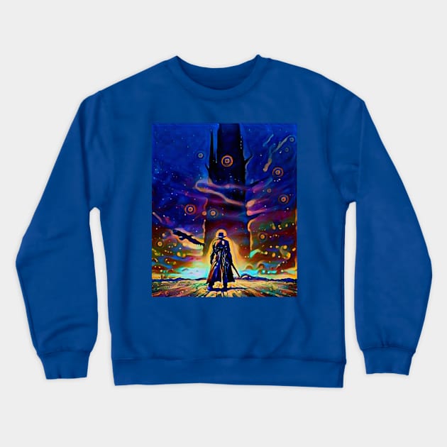 Trippy Dark Tower Crewneck Sweatshirt by Geeky Gifts